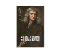 BJHIHSX Póster decorativo de Isaac Newton con diseño de abanico, lienzo para pared e impresión artística moderna para dormitorio familiar, 40 x 60 cm