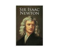 BJHIHSX Póster decorativo de Sir Isaac Newton, lienzo para pared, impresión artística moderna, decoración de dormitorio, 40 x 60 cm