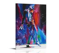 BJHIHSX Singer Dancer Michael Jackson Arte Colorido Arte Mural Impresión Imagen Moderna Decoración de Habitación Familiar 12 x 18 Pulgadas (30 x 45 cm)