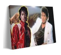 BJHIHSX Star Michael Jackson Group Picture Arte de pared Impresión moderna habitación familiar decoración 24 x 36 pulgadas (60 x 90 cm)