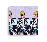 BJHIHSX The Singer Cardi B Collective Fanart - Impresión artística de pared con imagen moderna para habitación familiar, 30 x 30 cm