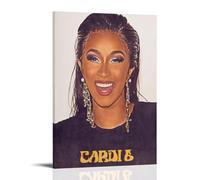 BJHIHSX The Singer Cardi B Color Fanart Póster Pintura Decorativa Lienzo Arte de Pared Salón Póster Dormitorio Pintura 20 x 30 Pulgadas (50 x 75 cm)