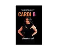 BJHIHSX The Singer Cardi B Póster Pintura Decorativa Lienzo Arte de Pared Salón Póster Dormitorio Pintura 20x30 Pulgadas (50 x 75 cm)