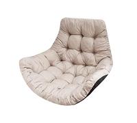 Bjird - Cojín de Silla de Hamaca 100x120 cm, Beige (Ecolen), Columpio Silla Cojín de Respaldo, Cojines de Exterior/Interior