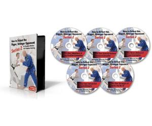 BJJ - 5 DVD Instructional Set - How to Defeat the Bigger, Stronger Opponent with Brazilian Jiu-Jitsu Series 2, with Brandon 'Wolverine' Mullins and Stephan Kesting. Techniques, Drills, Strategies and Tactics for the Smaller Grappler