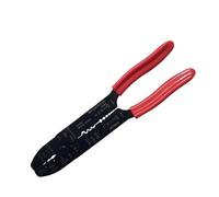 BJKYTMLM Alicates de prensado manual multifuncional HS-313, pelado de cables y apertura, Alicates Pelacables de cabeza plana(HS-313(Yellow))