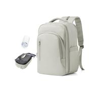 BJLFS Mochila al Vacio con Bomba Equipaje de Mano 40x30x20 Ryanair Wizzair Vueling Mochila Viaje Cabina Avion 40x20x25 Impermeable Bolsa de Viaje Mujer Mochila de Computadora Portátil Grau Braun