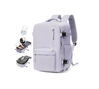 BJLFS Mochila al Vacio con Bomba Equipaje de Mano 40x30x20 Ryanair Wizzair Vueling Mochila Viaje Cabina Avion 40x20x25 Impermeable Bolsa de Viaje Mujer Mochila de Computadora Portátil Portátil Púrpura
