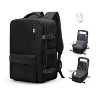 BJLFS Mochila viaje cabina avion 40x30x20 Ryanair Wizzair Mochila al Vacío Equipaje de Mano 40x20x25 Ryanair Vacío Mochila de Viaje para Mujer 45x36x20 Easyjet maletas de viaje cabina Negro