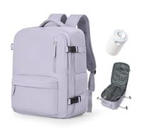 BJLFS Mochila viaje cabina avion 40x30x20 Ryanair Wizzair Mochila al Vacío Equipaje de Mano 40x20x25 Ryanair Vacío Mochila de Viaje para Mujer 45x36x20 Easyjet maletas de viaje cabina Púrpura