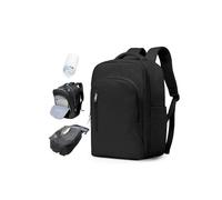 BJLFS Mochila viaje cabina avion 40x30x20 Ryanair Wizzair Mochila al Vacío Equipaje de Mano 40x20x25 Ryanair Vacío Mochila de Viaje para Mujer 45x36x20 Easyjet maletas de viaje cabina Negro