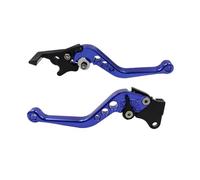 BJNMJDM palancas de embrague de motocicleta Manija de freno de motocicleta, modificación de motocicleta, palanca de embrague de tambor CNC, conjunto de manillar ajustable, piezas modificadas(Blue)