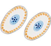 Björn Bandeja de servicio 36,5 x 22cm - 2 piezas - Cítrico