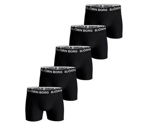 BJÖRN BORG Calzoncillo boxer negro / blanco M negro / blanco