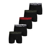 BJÖRN BORG Calzoncillo boxer verde / rojo / negro / blanco L verde / rojo / negro / blanco