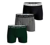 BJÖRN BORG Calzoncillo deportivo verde oscuro / negro / blanco L verde oscuro / negro / blanco