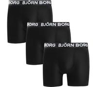 Björn Borg Calzoncillos bóxer Deportivos de Microfibra Hombre (Paquete de 3)