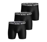 Björn Borg Calzoncillos bóxer Deportivos de Microfibra Hombre (Paquete de 3)
