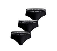 Björn Borg - Pack de 3 calzoncillos negros de algodón elástico para hombre