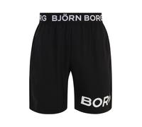 BJÖRN BORG Pantalón deportivo negro / blanco, Talla S