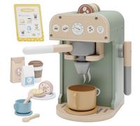 Björn&Schiller Cafetera de madera para niños, juego de 25 piezas, multicolor, para niños y juegos de desarrollo a partir de 3 años