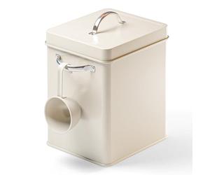 Björn&Schiller Caja de almacenamiento de detergente en polvo 6,5 L, almacenamiento de detergente, caja de detergente de metal, soporte para detergente, envase para lavavajillas en polvo, recipiente