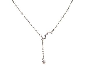 Björn&Schiller Collar de Plata de Ley 925 con Colgante para Mujer, In aja de Regalo, Collar Moderno, Joya sofisticada y dinámica