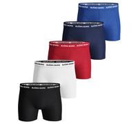 Bjorn Borg Hombre Sólido 5 Paquete Algodón Elástico de Marca Cinturilla Boxers