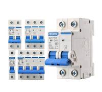 BJPCTUSF Minidisyuntor Solar de CC 400 V, 1P/2P/3P/4P, con protección contra sobrecargas, 6 A ~ 63 A, MCB for Sistemas fotovoltaicos(40A,1)