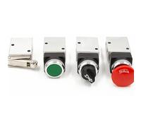 BJPCTUSF Válvula neumática MOV-01 MOV-02 MOV-03 mecánica 1/8 "PT Rosca válvula Manual Interruptor de Aire Control pulsador momentáneo(MOV03Awith8mm)