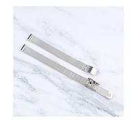 BJQZX Correa de Reloj Metal de Acero Inoxidable Universal Reloj Delgado de Metal 8mm 10 mm 12 mm 14mm 16mm 18mm 20mm 22mm 24mm Correa (Band Color : Silver White, Band Width : 8mm)