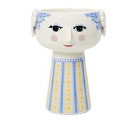 Bjørn Wiinblad Jarrón Eva 18.5 cm Azul-azul