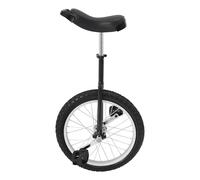 BJTDLLX Monociclo de 18 pulgadas, altura ajustable, 73-85 cm, monociclo con marco monociclo, ciclismo seguro, para fitness y entrenamiento al aire libre (negro)