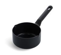 BK Easy Induction - Cacerola (16 cm, 1,6 L, cerámica antiadherente, sin PFAS, apta para todo tipo de fuegos, incluida inducción, horno hasta 160 °C), color negro