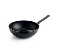 BK Easy Induction Wok de Cerámica Antiadherente, 30 cm/5 litros, Sin PFAS, Apto para Todo Tipo de Cocinas Incluida Inducción, Apto para Horno hasta 160˚C, Mango stay-cool, Lavavajillas, Negro