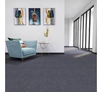 BK&MF 4 Losetas de Alfombra comerciales, 1㎡ alfombras Autoadhesivas, alfombras cuadradas ignífugas e Impermeables para Oficina, Dormitorio y salón,A27,4PCS 50x50cm(20x20inch)