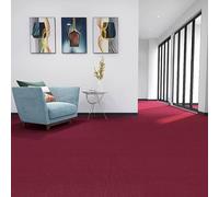 BK&MF 4 Losetas de Alfombra comerciales, 1㎡ alfombras Autoadhesivas, alfombras cuadradas ignífugas e Impermeables para Oficina, Dormitorio y salón,A02,4PCS 50x50cm(20x20inch)