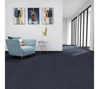 BK&MF 4 Losetas de Alfombra comerciales, 1㎡ alfombras Autoadhesivas, alfombras cuadradas ignífugas e Impermeables para Oficina, Dormitorio y salón,A06,4PCS 50x50cm(20x20inch)