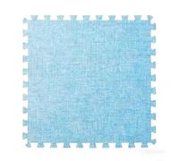 BK&MF Losetas de Suelo de Lino interbloqueantes, Alfombra de Puzzle Lavable, Alfombra Tatami cortable para salón, Dormitorio y habitación Infantil, Antideslizante y Suave,G,20PCS