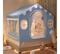 BK&MF Mosquitera, Red Mosquitera, Toldo de Cama de Princesa, Tienda de Castillo para Cama Infantil, decoración habitación de niñas,E,120x190cm(47x75inch)