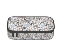 BKDODKS Barber Supplies - Estuche multifuncional para lápices, bolsa de almacenamiento para artículos de papelería, suministros favoritos para adultos