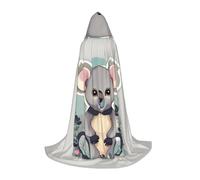 BKDODKS Bonita capa con capucha unisex con estampado de koala para Halloween, para cosplay, gótico, renacentista y más