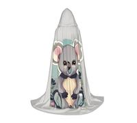 BKDODKS Bonita capa con capucha unisex con estampado de koala para Halloween, para cosplay, gótico, renacentista y más