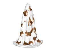 BKDODKS - Capa unisex con capucha con estampado de ardilla para cosplay, gótico, renacentista y más