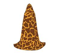BKDODKS - Capa unisex con capucha y estampado de jirafa para cosplay, gótico, renacentista y más