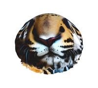 BKDODKS Cute Baby Jaguar 1 - Gorro de ducha para mujer, ligero, reutilizable, suave, impermeable, a prueba de fugas, color negro