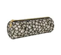 BKDODKS Estuche de piel con estampado de béisbol para adultos, para hombres y mujeres, con cremallera, ligero