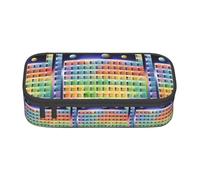 BKDODKS Estuche multifuncional con diseño de tabla periódica de elementos, para guardar artículos de papelería, suministros favoritos para adultos