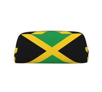 BKDODKS Estuche multifuncional con estampado de bandera de Jamaica con cremallera para lápices, para trabajo, viajes, etc