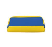 BKDODKS Estuche multifuncional con estampado de la bandera de Ucrania con cremallera, grande, para trabajo, viajes, etc